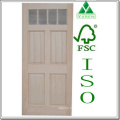 Factory Flat Panel Pine Wood/Timber Door